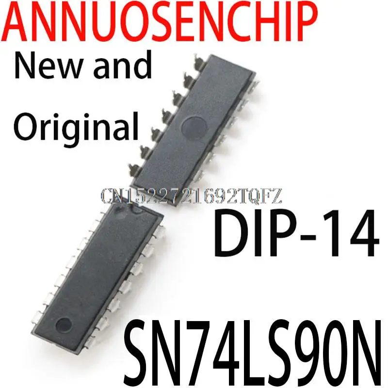 100PCS New and Original 74LS90 HD74LS90P DIP-14 SN74LS90N