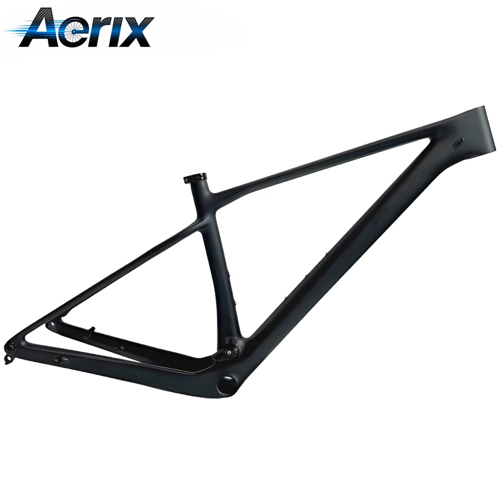 

29er MTB Frame T1100 Full Carbon Hardtail Lightweight Bicycle Frame BB92 Press-Fit for Disc Brake Max 2.4" Tire Clearance