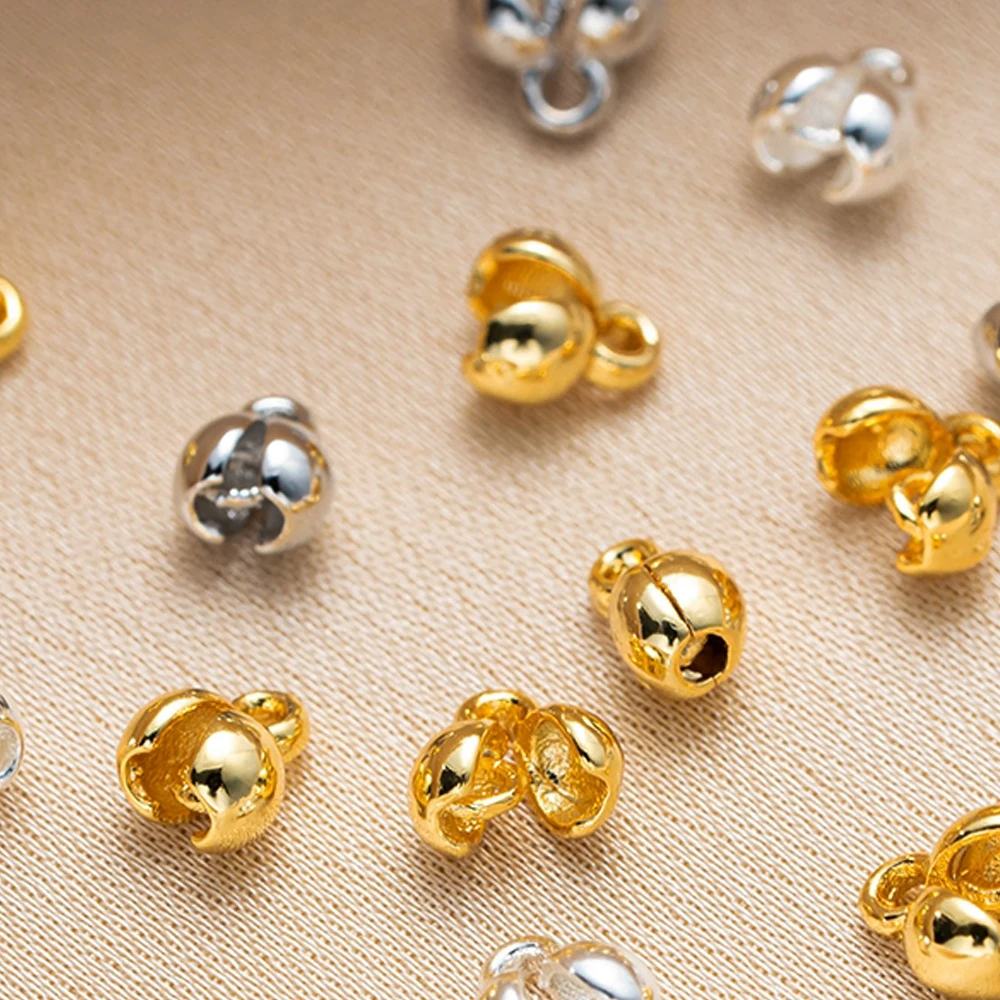 20Pcs 18K Gold Plated Crimp En - Eyepin Ball End recension och pris