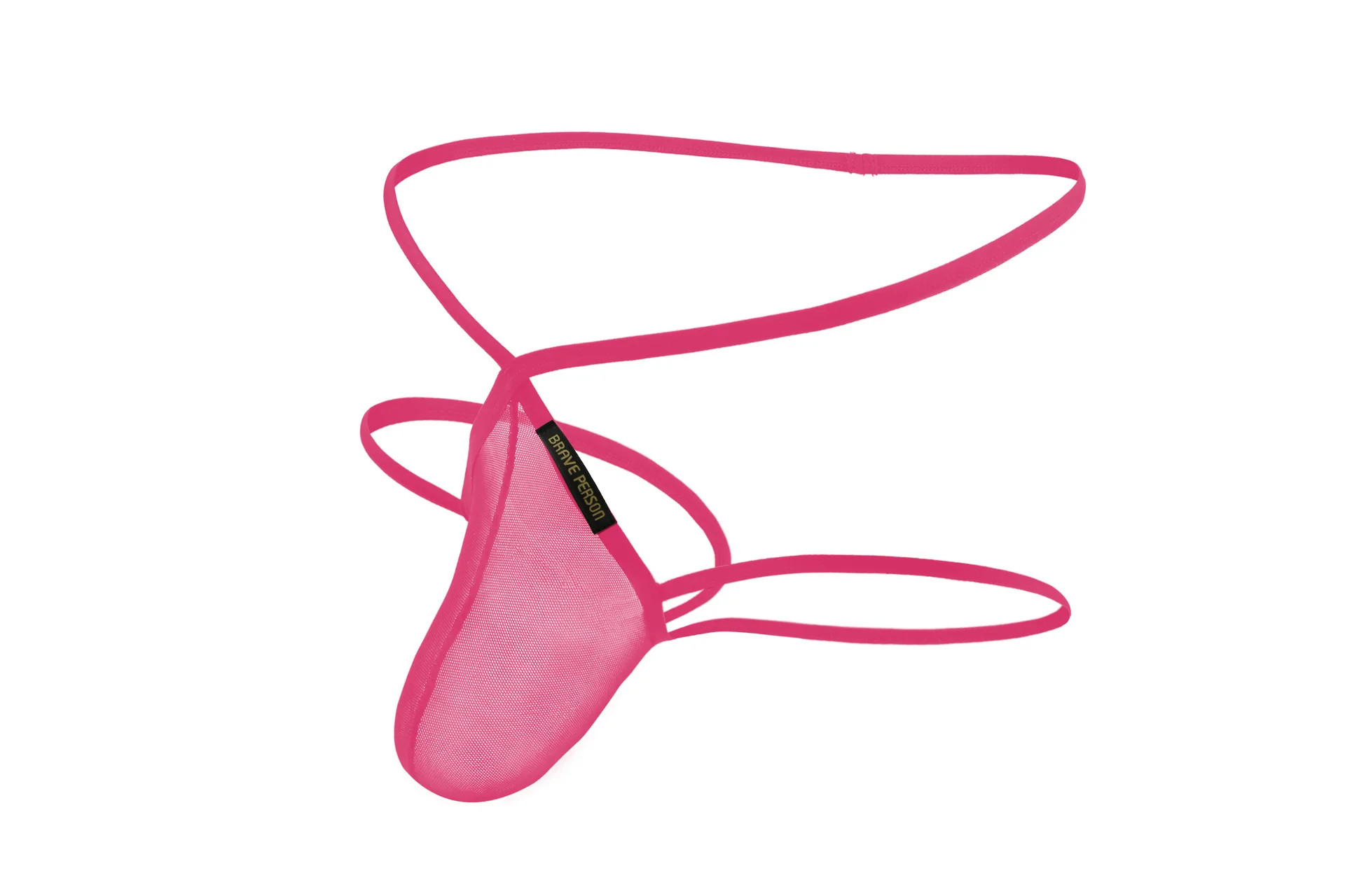 

Men's Erotic Jockstrap Mesh Transparent Hollowed Out Gays Sexy Low-rise U Convex Pouch Underwear Homme Open Buttocks Underpants