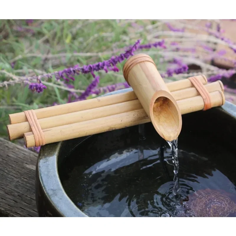 for 12” Zen Water Fountain Kit - Durable Split-Resistant Bamboo Water Fountain Outdoor & Indoor Use - Adjustable Three-Arm Style