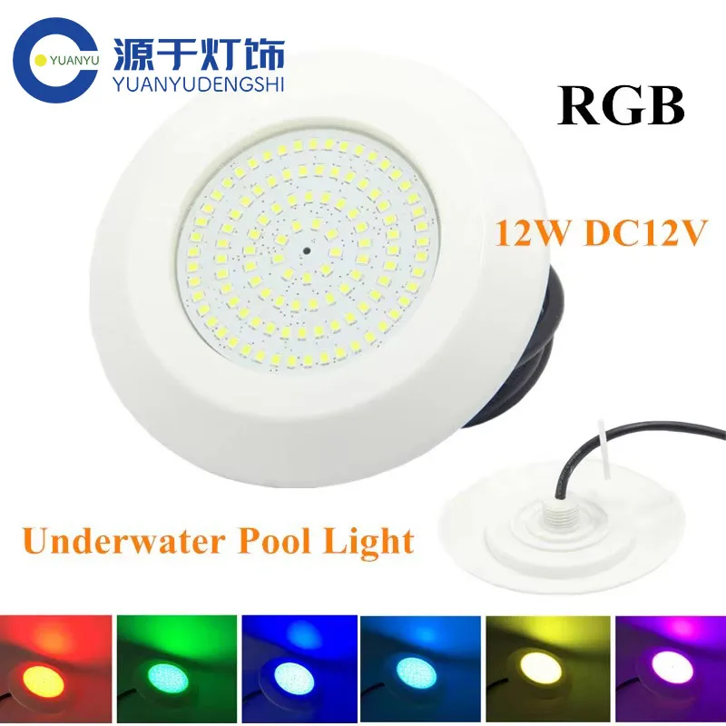 DC12V 108LED Swimming Pool Light Waterproof IP68 12W Submersible Light Underwater Piscina Night Lamp Outdoor Spotlight