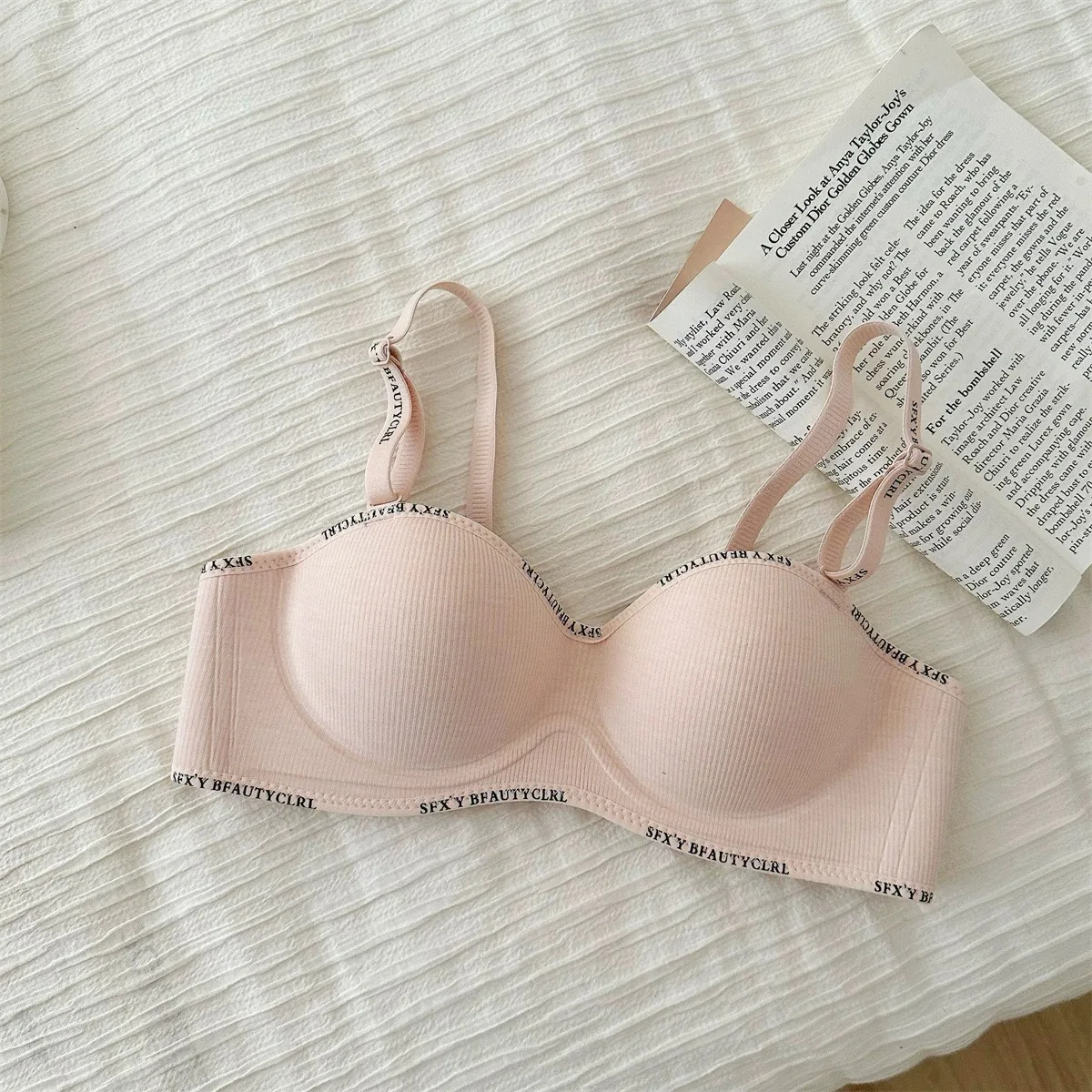 حمالة صدر BANERDANNI بدون خياطة لـ Petite - خفيفة الوزن ومريحة للغاية، ملابس داخلية عصرية لعام 2025، رغبة نقية، للنساء المراهقات/الشباب #2