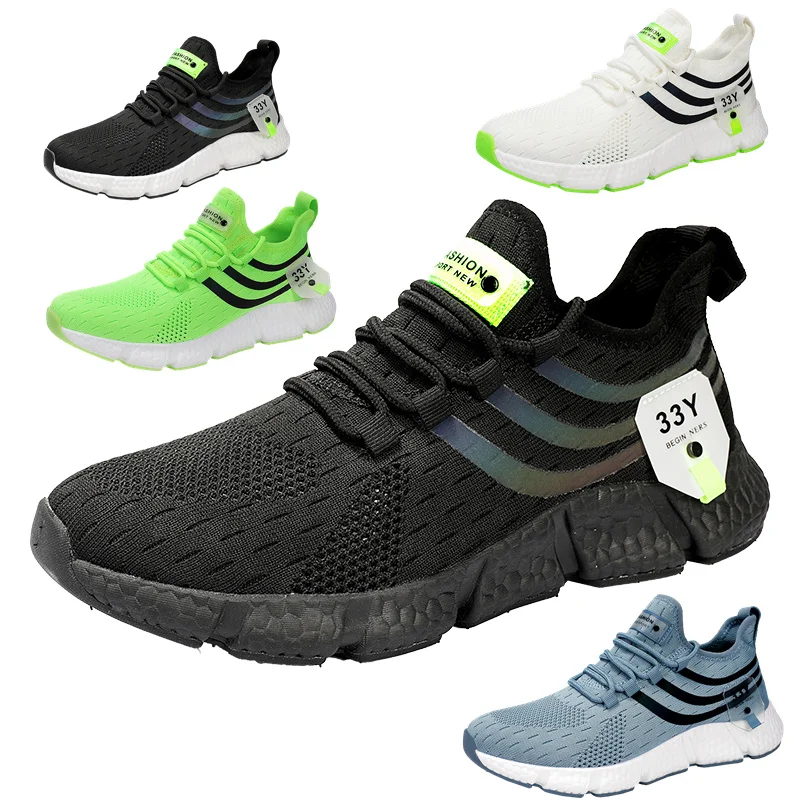 

New large-sized spring and autumn comfortable casual sports men's shoes, fashionable and lightweight running loafers for men