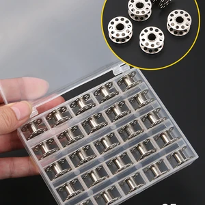 Leere Plastikspule Set für Nähmaschinen, Nähzubehör Set mit Aufbewahrungsbox für Bruder, Janome S, 25pcs 8 Hauptverkaufsmaschine Bordadeira Bruder - №4