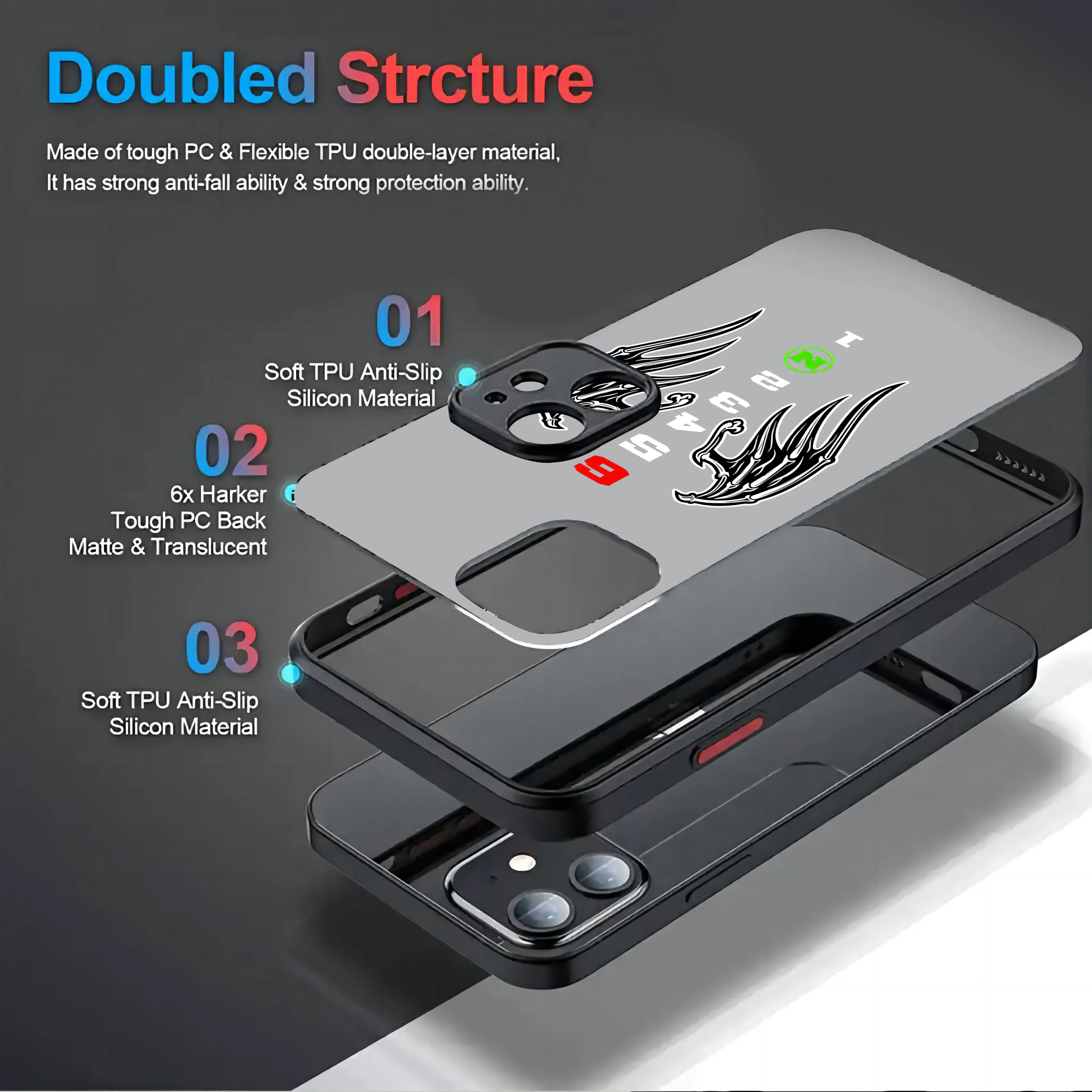 1N23456 Motorcycle Phone Case For iPhone 15 14 13 12 11 Mini Pro Max X XR XSMax 7 8 Plus Matte Transparent Back Cover