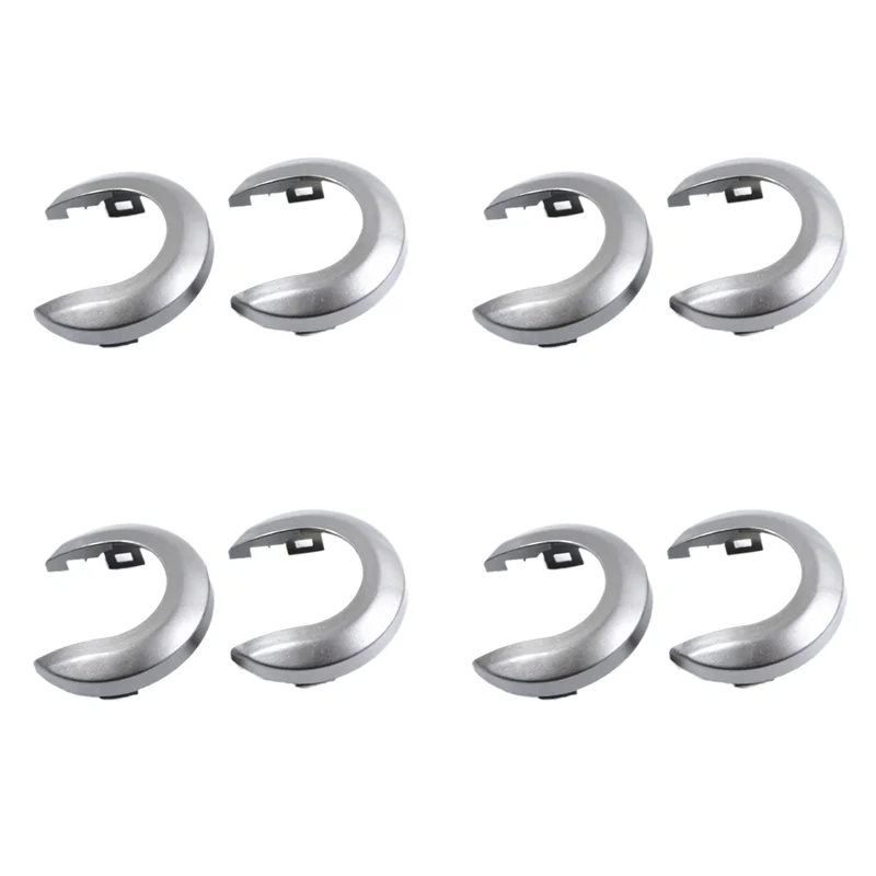 

H5-8Pcs Car Interior Door Handle Cover Handle Escutcheon For Nissan Tiida 2005-2010 1.6 LIVINA NV200 Geniss Silver Gray