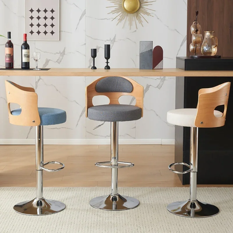 

Скандинавский высокий табурет, барные стулья, современные офисные поворотные барные стулья для приема, регулируемая итальянская дизайнерская барная мебель Barkrukken LLBC