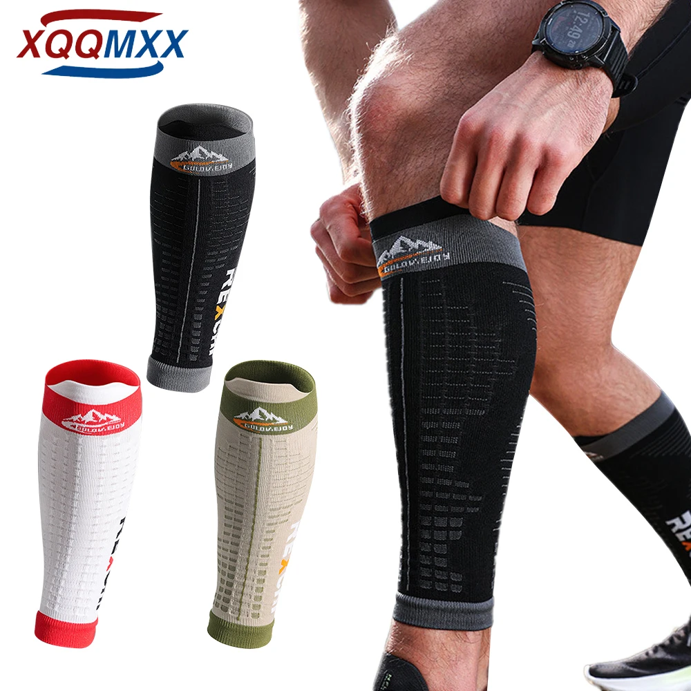 

1Pair Leg Compression Sleeve,Calf Support Brace Calf Sleeve for Men Women, Footless Compression Sock for Pain Relief, Sports