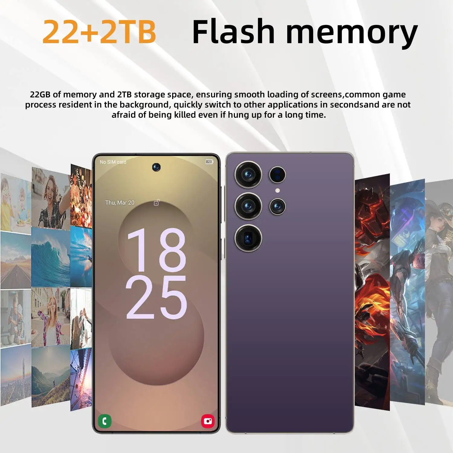 2025 Original Pad S26 ultra Tablet PC 7.3 inch HD 4K Android 13 22GB+2TB 8000mAh Battery 4G 5G Dual Sim Card WiFi GPS Google Tab