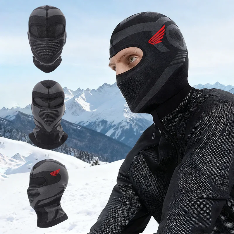Full face balaclava under motorcycle helmet