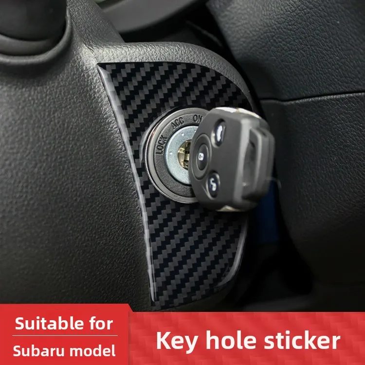 

Suitable for Subaru Forest Real Carbon Fiber Epoxy Keyhole Sticker Interior Modification Sticker