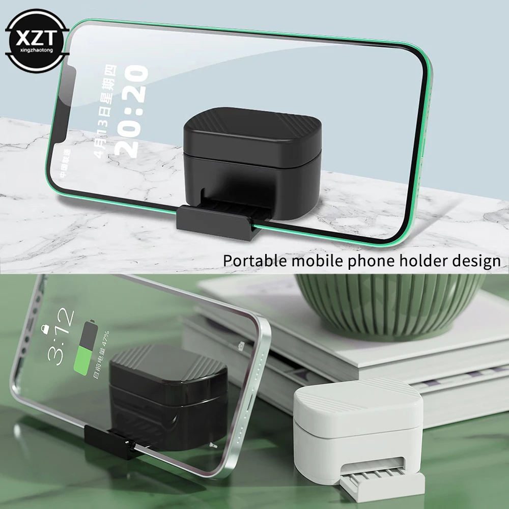 New Control Ring For Tik Tok Universal Mobile Phone Remote Control with Charging Bin Phone Holder Bluetooth 5.3 Page Turner Ring