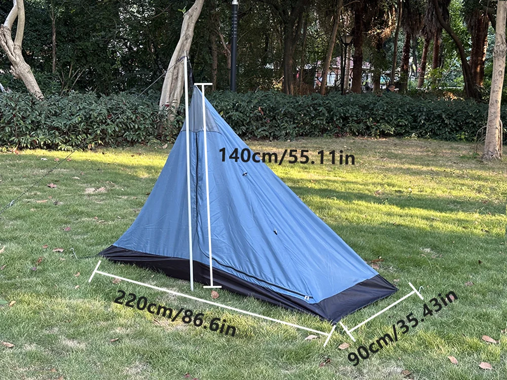 Camping mesh tent Ultralight Inner Tent 1 Person Tents Outdoor Mosquito Insect Bug Repellent Net for Teepee Tipi Pyramid Tent