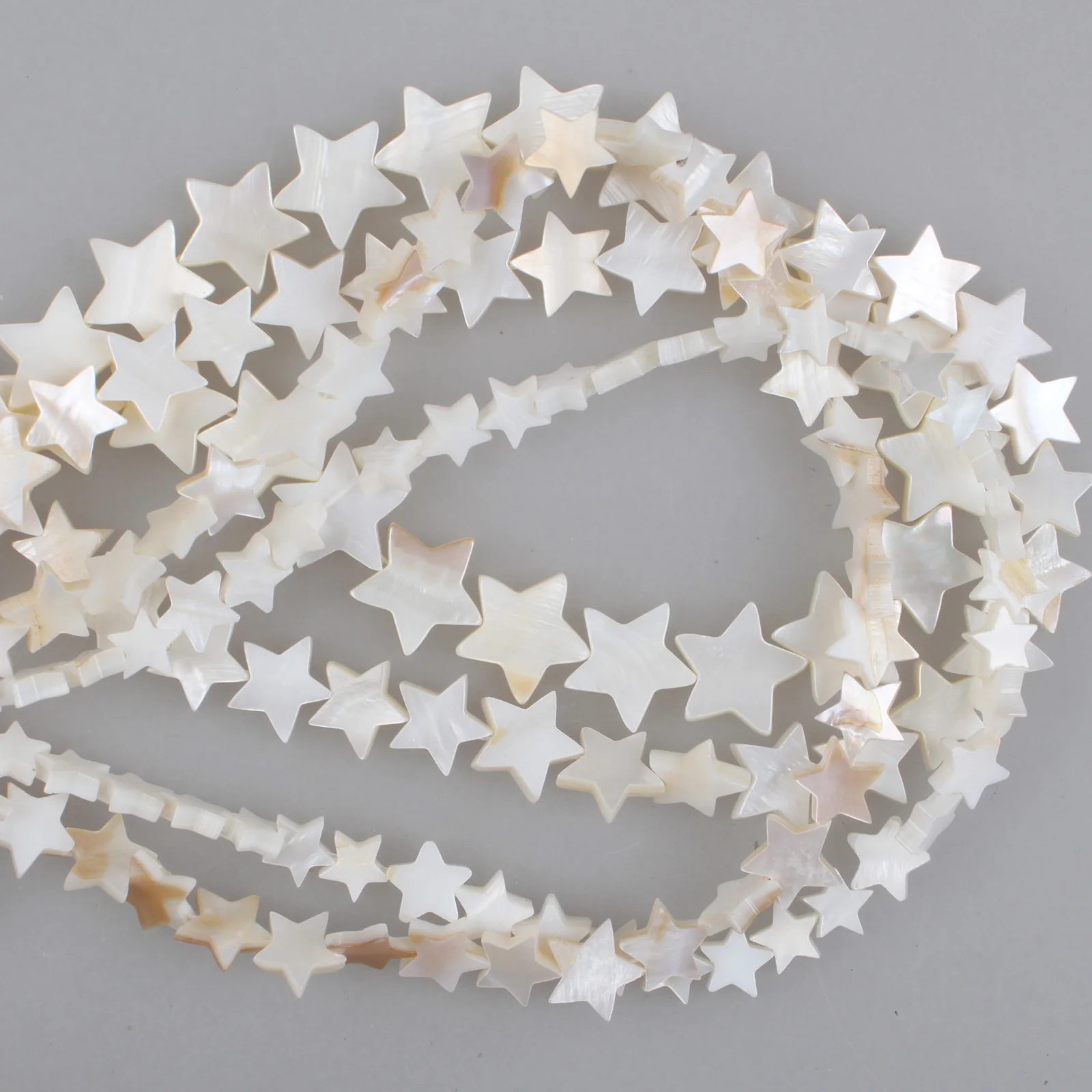 Natuurlijke Shell Kralen Wit Parelmoer Sterren Shell Pentagram Vorm Kralen 8 10 12 15Mm Voor Armband Ketting sieraden Maken