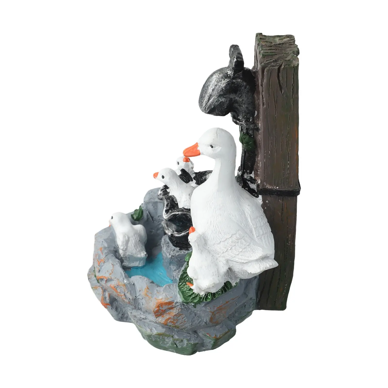 

Solar Powered Squirrel Garden Light Whimsical Resin Flowing Water Decor For Outdoor Garden Decoration Courtyard Placement
