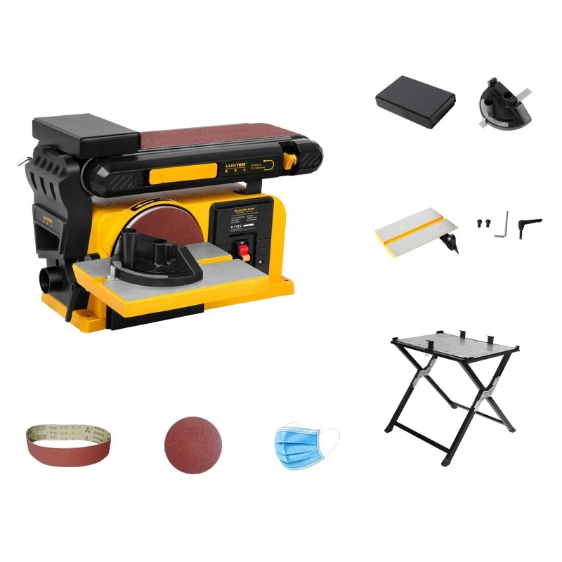 Machine Electric Woodworking Sander High-Power Wood Sanding Tools Belt Machine Polishing Machine Sandpaper Machine Sandpaper