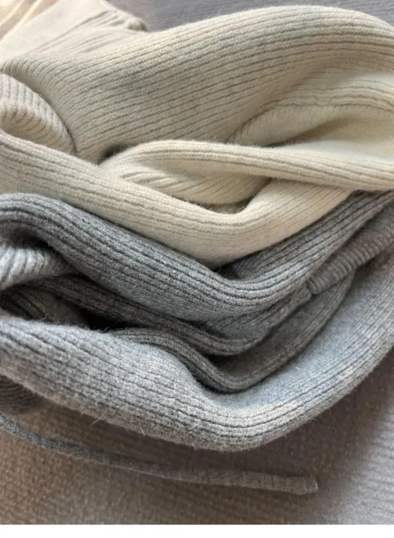 Solid Hooded Sweater Coat Autumn Winter Double Zipper Loose Streetwear Fashion Korean Soft Thickened Knitted Tops Y2k Goth Coats