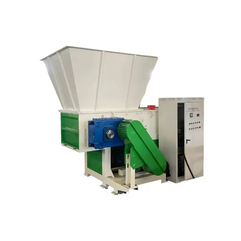 New Industrial Scrap Single Shaft Waste Plastic Film Paper Shredder
