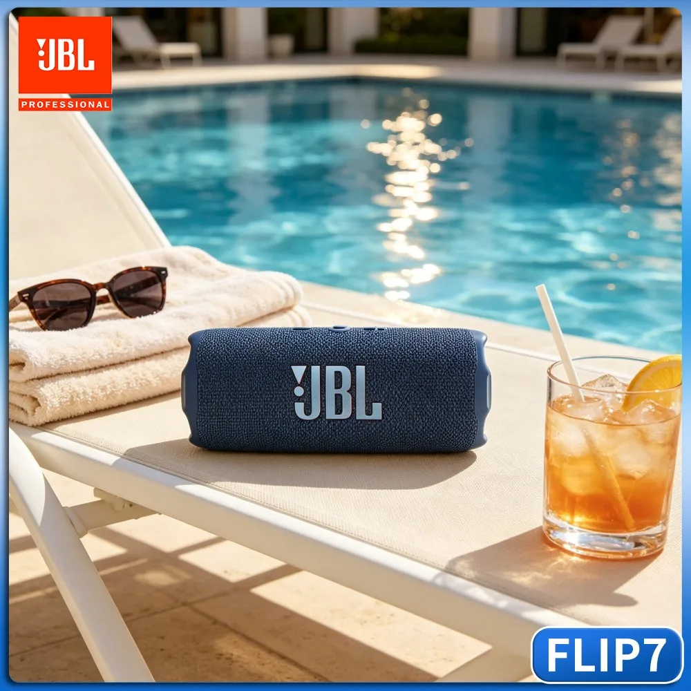 Bank Thicket Fresh Bass JBL FLIP7 Wireless Speaker RGB IP67 Waterproof Handsfree Stereo TF Card USB Balcony Audio Box