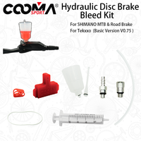 Bicycle Hydraulic Brake Bleed Kit for SHIMANO Magura Txktro System, Mineral Oil Brake, Funnel Set Basic Kit V0.5 V0.85