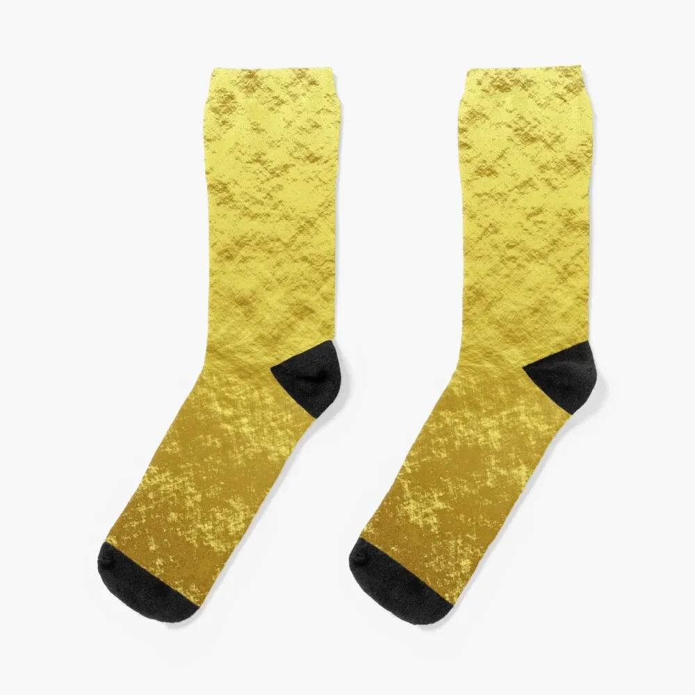 

Shiny Gold Color Socks New year's fashionable aesthetic summer Socks For Women Men's
