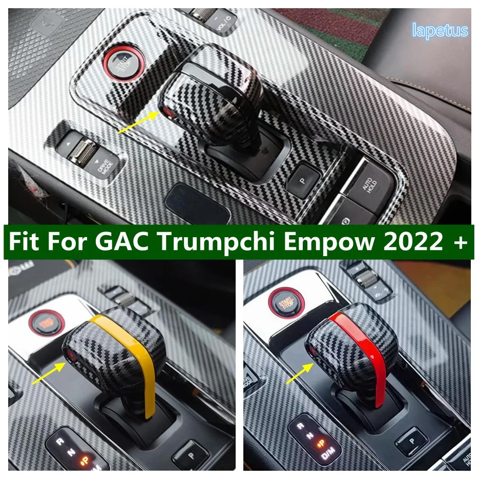 

Transmission Gear Shift Knob Head Handle Handball Decoration Frame Cover Trim For GAC Trumpchi Empow 2022 - 2024 Car Accessories