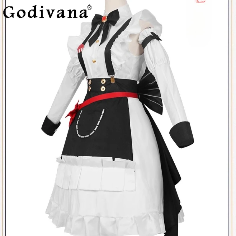 Honkai Impact 3 Cosplay Dress Women's Cosplay Back Bow Lolita Dress Costume Female Halloween Role Play Uniform Sweet Dress