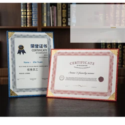 A4 Hang On Wall Certificate Photo Frame For Authorization Graduation Honor