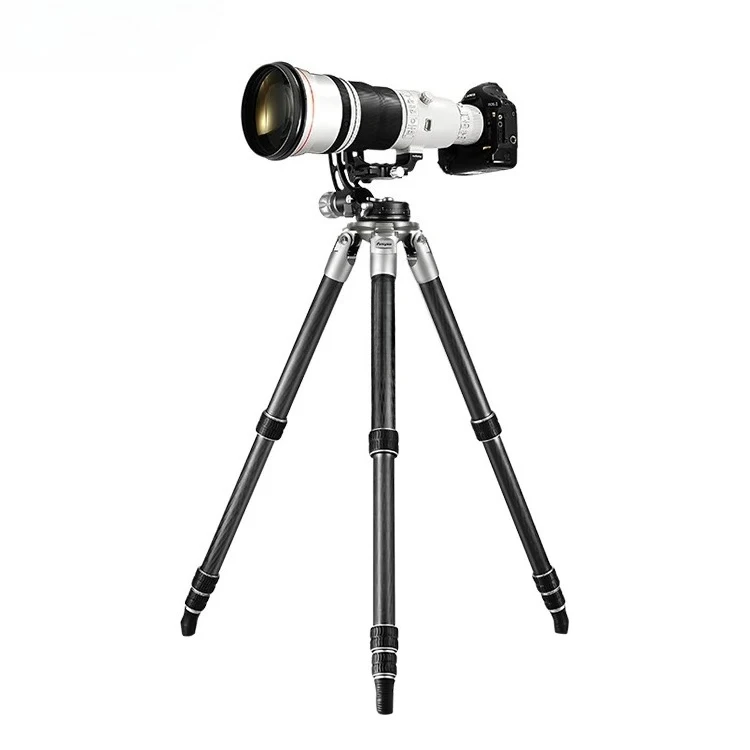 

Professional Carbon Fiber Tripod Lightweight Portable Dslr Video Tripod Stand Outdoor Shooting Hunting Photography Tripod