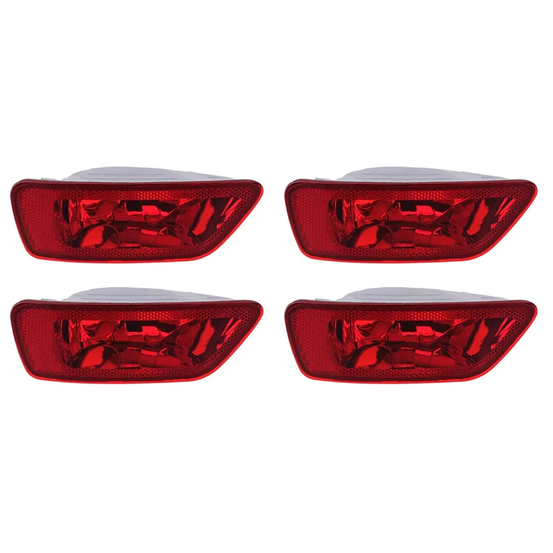 4X Rear Left Fog Lamp for Dodge Journey,Jeep Compass Grand Cherokee 11-16 Tail Bumper Lamp Fog Lights Rear Bumper Light