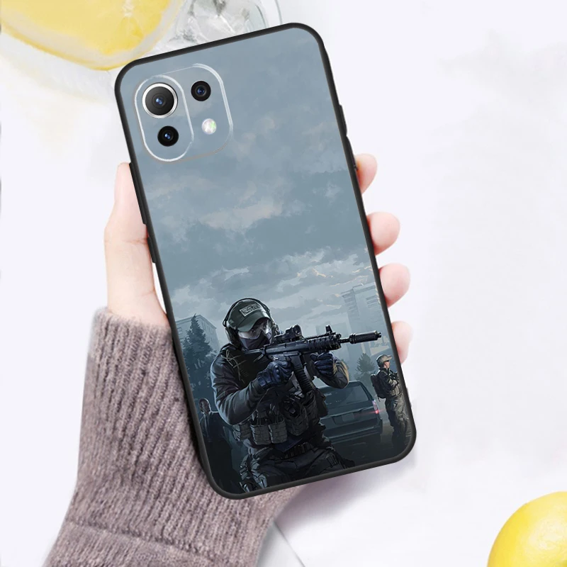 Escape From Tarkov Case For POCO F5 Pro F3 F4 X4 GT M5s M4 X3 X5 Pro Cover For Xiaomi 11T 12T Pro 12 X 13 Lite