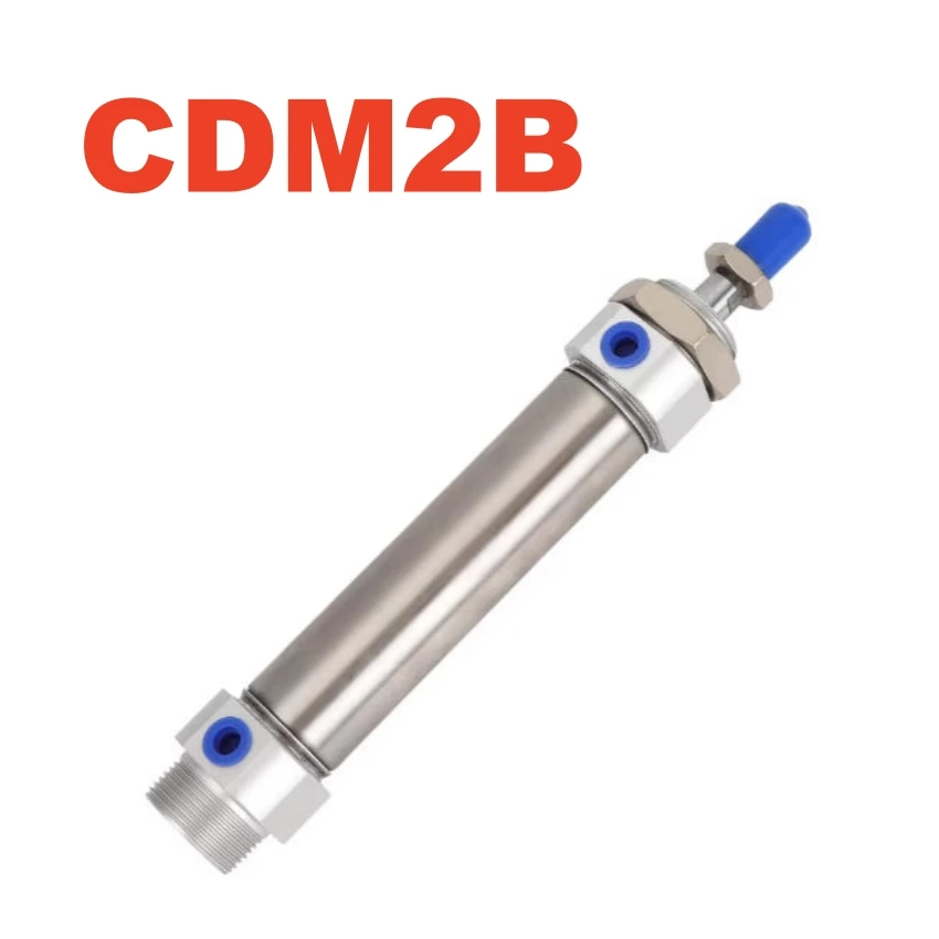 CDM2B Series Stainless Steel Magnetic 25-300mm Stroke Mini Pneumatic Double Acting Air Cylinder CDM2B32 CDM2B20 CDM2B25