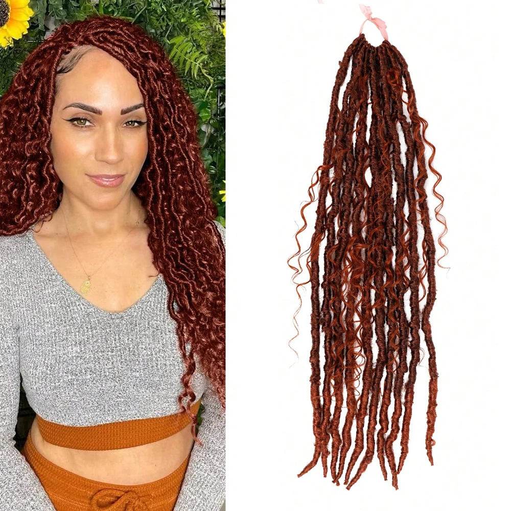 10 Strands Faux Loc… - image