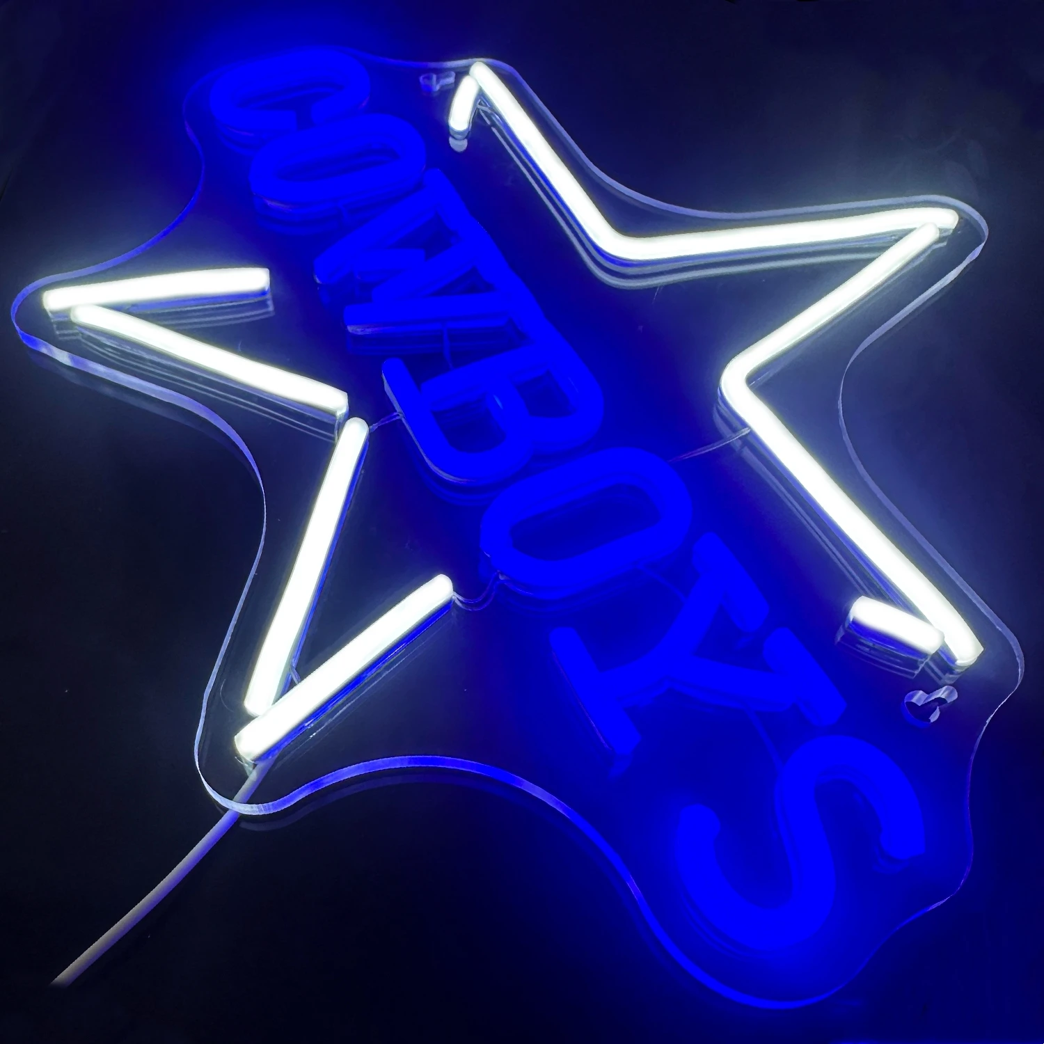 Cowboy star Neon Light Home Shop Home BAR Art Game Party Children\'s room cave  Aesthetic neon signs star wall decoration lamps