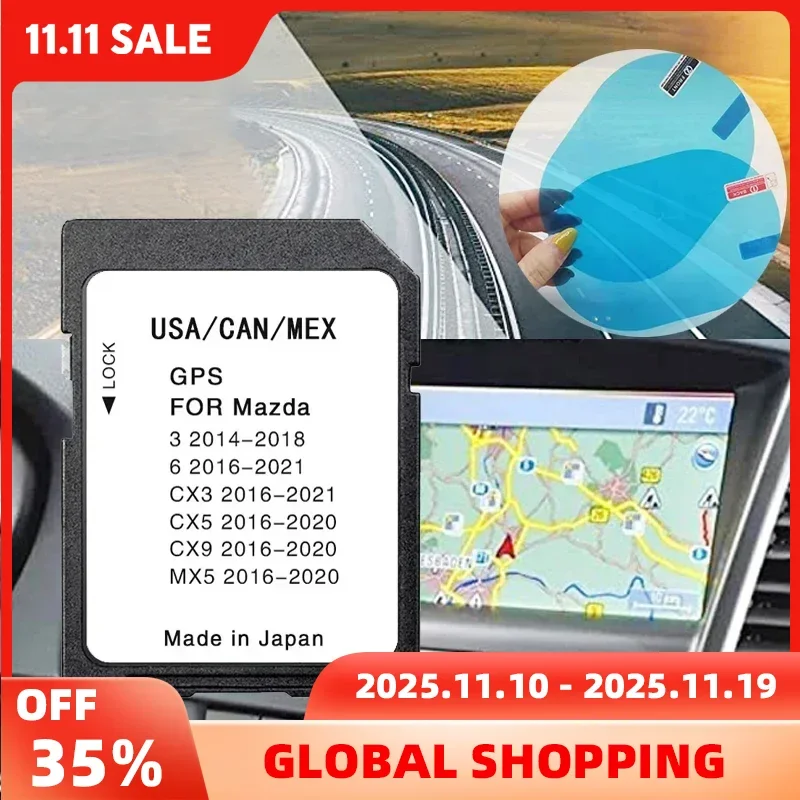 

Sat Nav Navigation SD Card USA Canada Mexico for GPS Device for Mazda 3 6 CX3 5 9 MX5