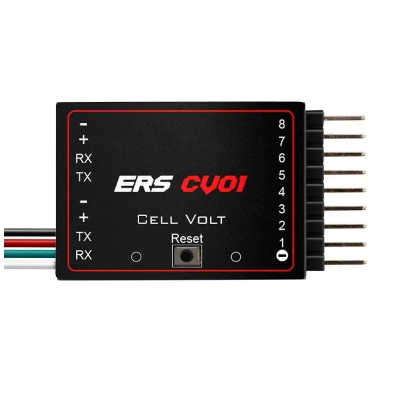

Датчик напряжения ERS CV01 для LiPo/LiHV/LiFe аккумуляторов 2-8S, совместимый с приемниками ExpressLRS PWM