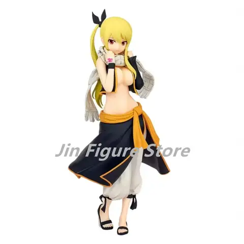 POP UP PARADE Fairy Tail Lucy Heartfilia Sexy Anime Girl Figure Natsu Dragneel Action Figure Model Doll Toys