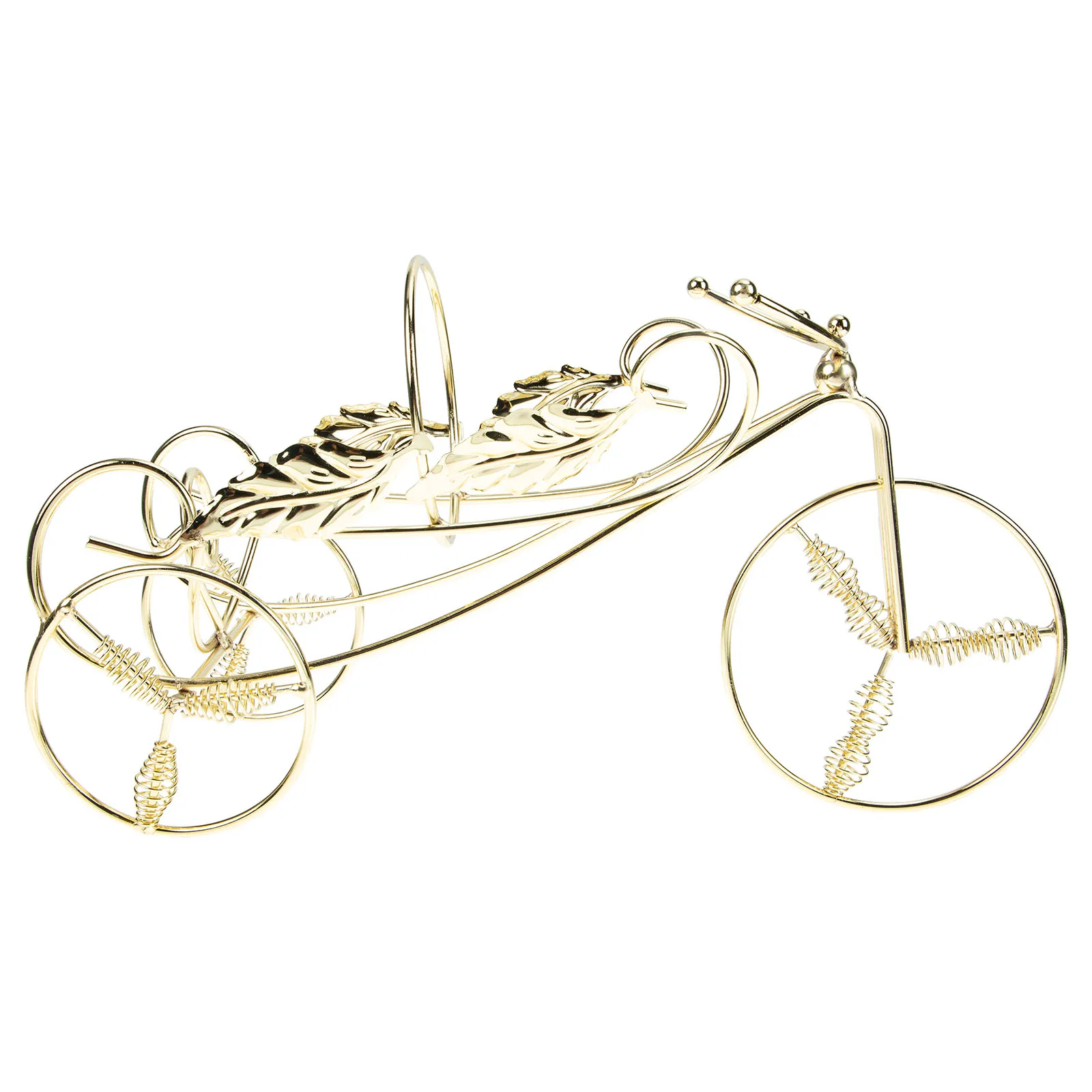 

Iron Retro Bottle Holder Bottle Holder Creative Home Decor Tricycle Rack Bar Iron Rack Display