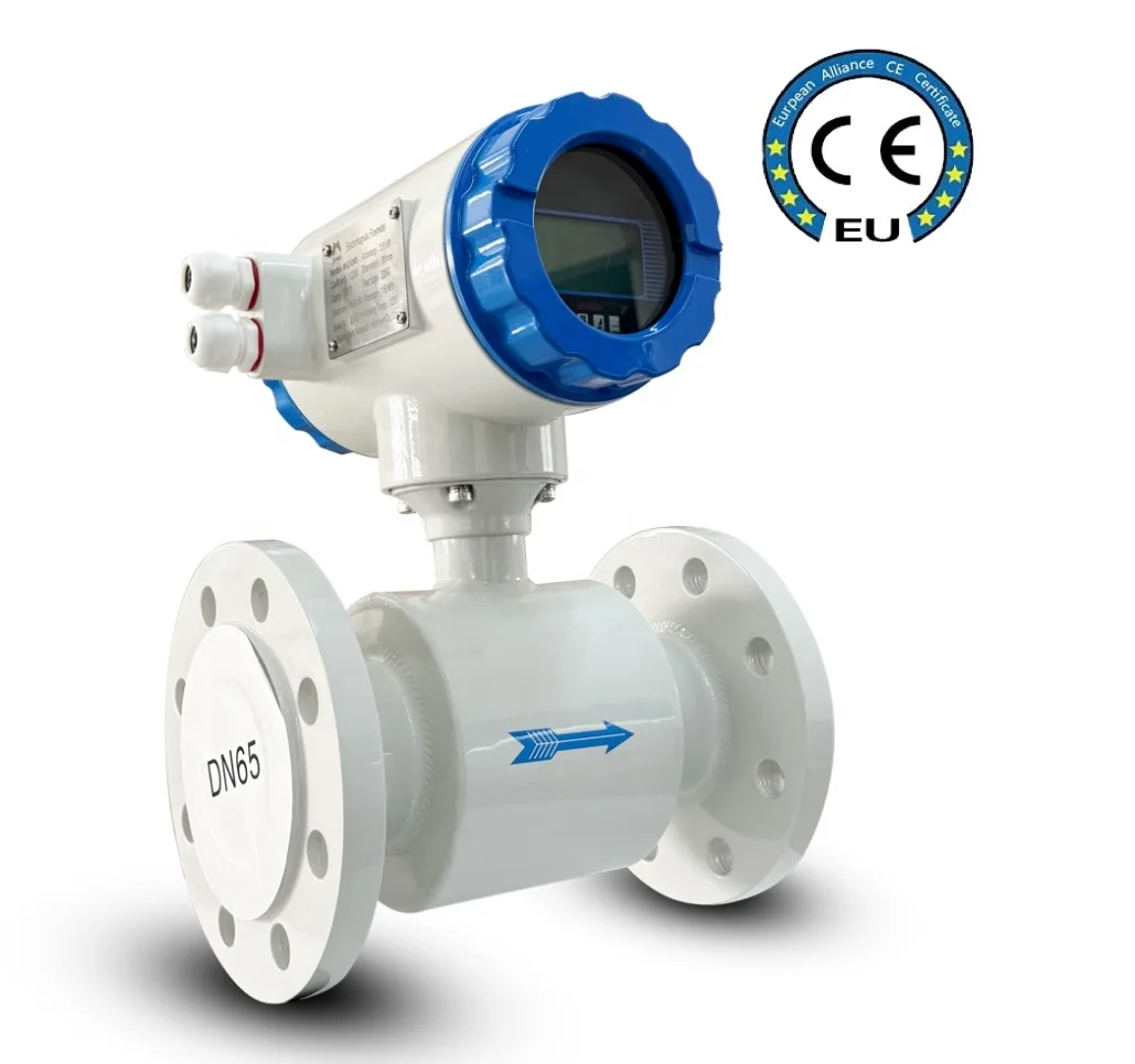 MHLD Low Price Manufacturer Wastewater Treatment SUS316L Flange Connection Electromagnetic Flow Meter