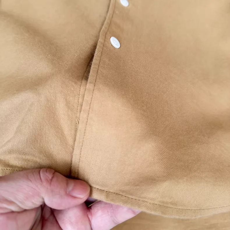 เสื้อเชิ้ตผู้ชายลำลองผ้าฟลานเนลสไตล์อิตาลี