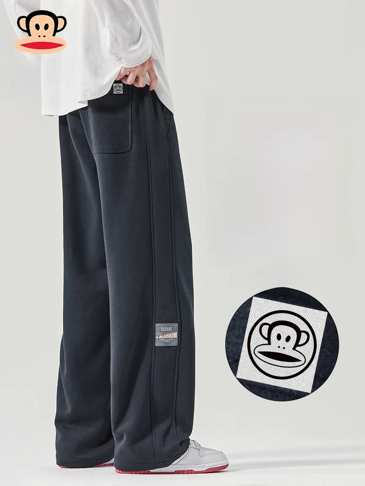 

Спортивные брюки PaulFrank ey, мужские свободные удобные повседневные брюки с широкими штанинами, осенние модные молодежные брюки из смеси полиэстера и хлопка