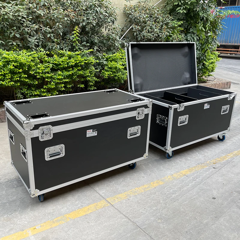 Big Storage Transportation Cable Utility Flight Road Case With Dividers