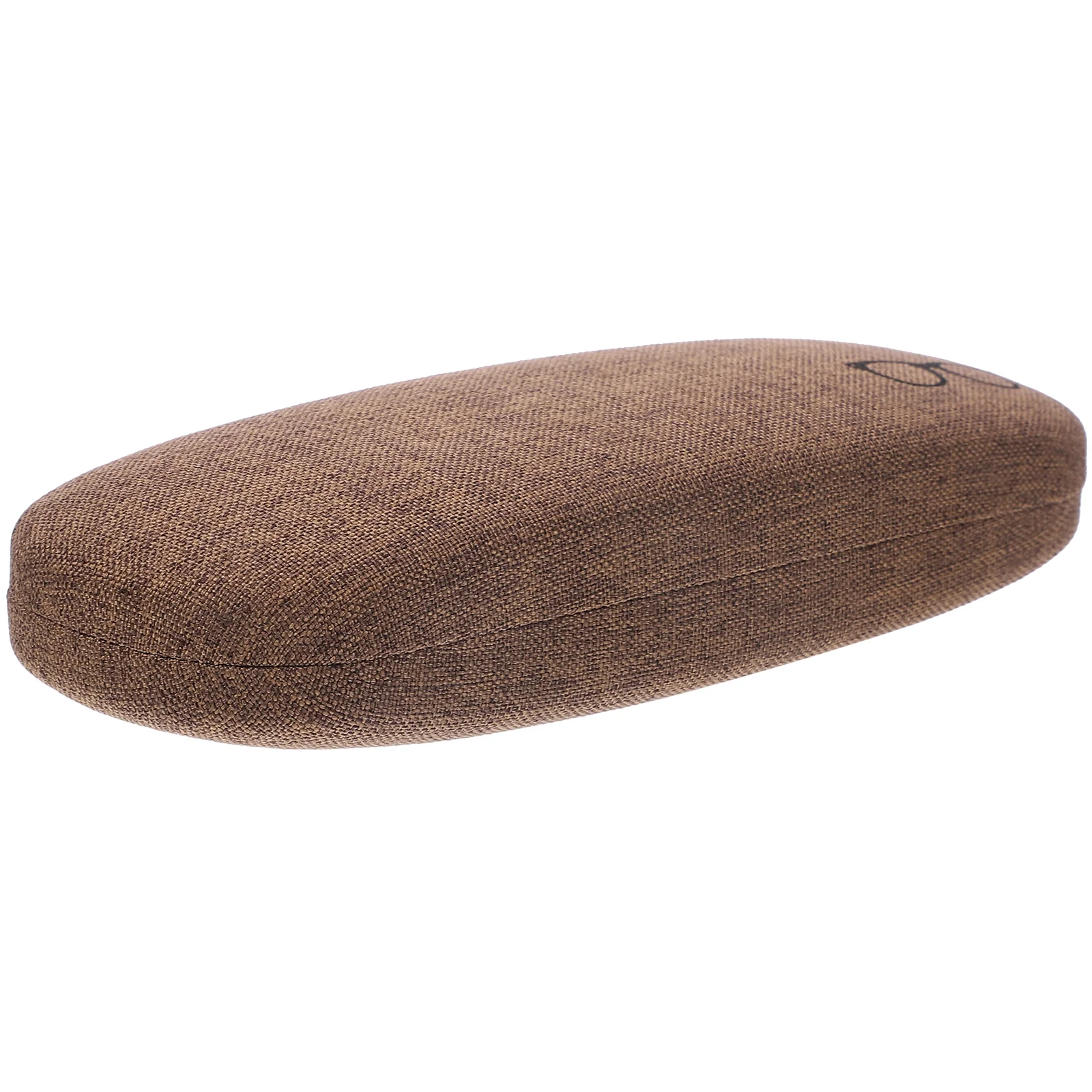 

Glasses Case Linen Fashionable Eyewear Protector Khaki Eyeglasses Men and Women