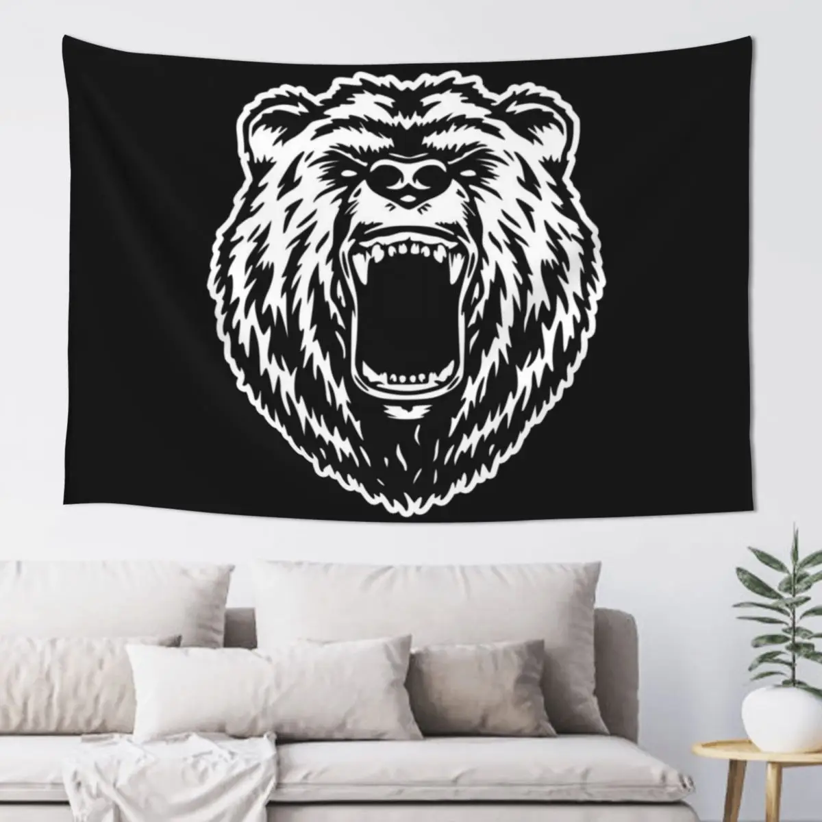 Boze beer tapijt woonkamer decoratie schattig decor tapijt