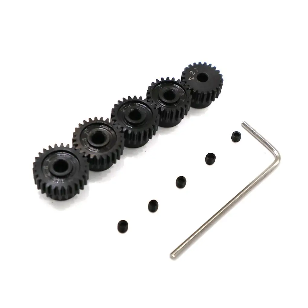 RCGOFOLLOW Steel Hardened Gear RC Upgrade Part Rc Gear For 1/10 Rc Gear ECX AMP RC Car Part RC Car Accessories Black