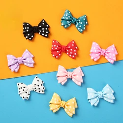 10pcs Kawaii Diy Resin Mini Bows Embellishments Cabochons Flatback Planar Miniatures Accessories Scrapbooking Jewelry Decoration