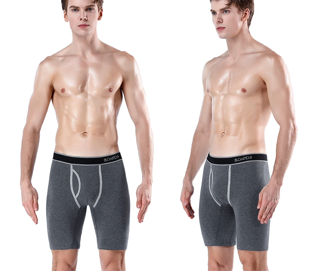 Sous-vêtements en coton à ouverture frontale pour hommes, culottes imprimées pour hommes, caleçons sexy pour la famille, caleçons de sport pour