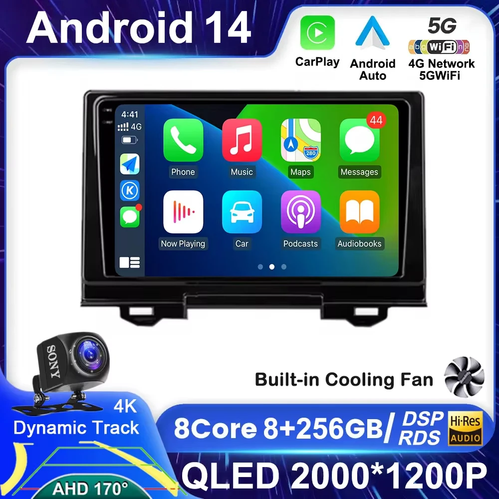 

Android 14 For Honda HR-V HRV RV RZ 2021 Auto Navigation Car Monitor Radio Video Multimedia Player GPS 4G Wifi Carplay Head Unit