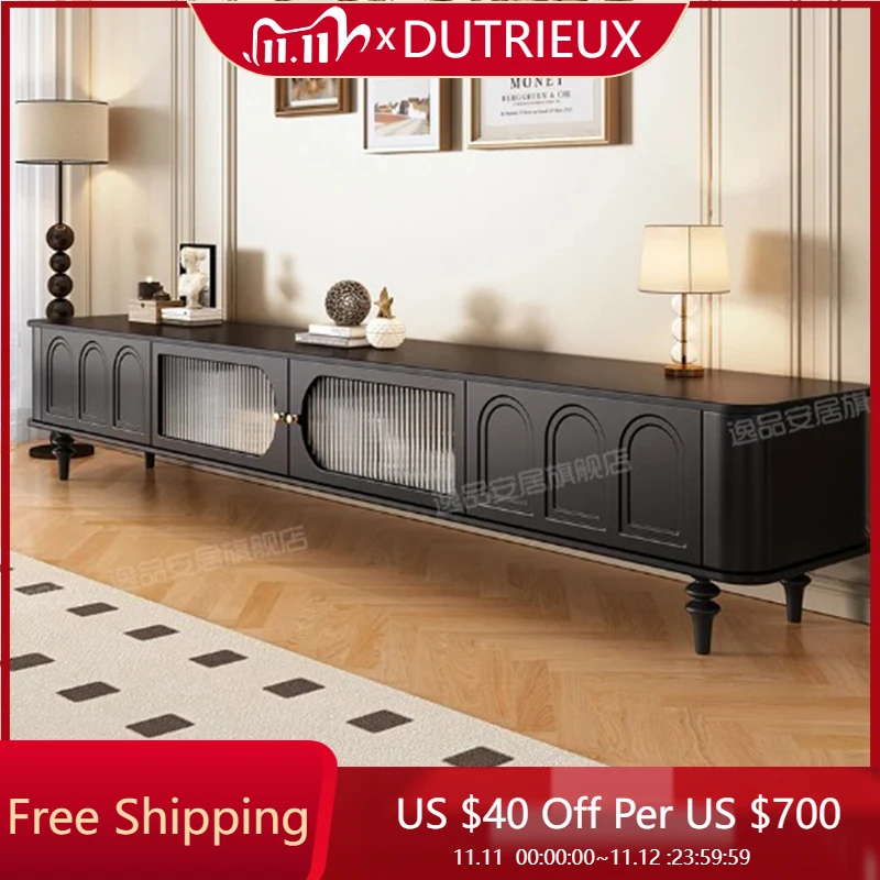 

Black Trendy Tv Stand European Unique Retro Simple Center Beauty Large Events Tv Stand Universal Modern Muebles Home Products